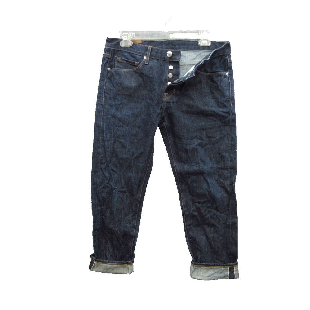 Diamond Supply Co Womens Jeans Size 30 Capri Denim Selvedge Button Fly USA